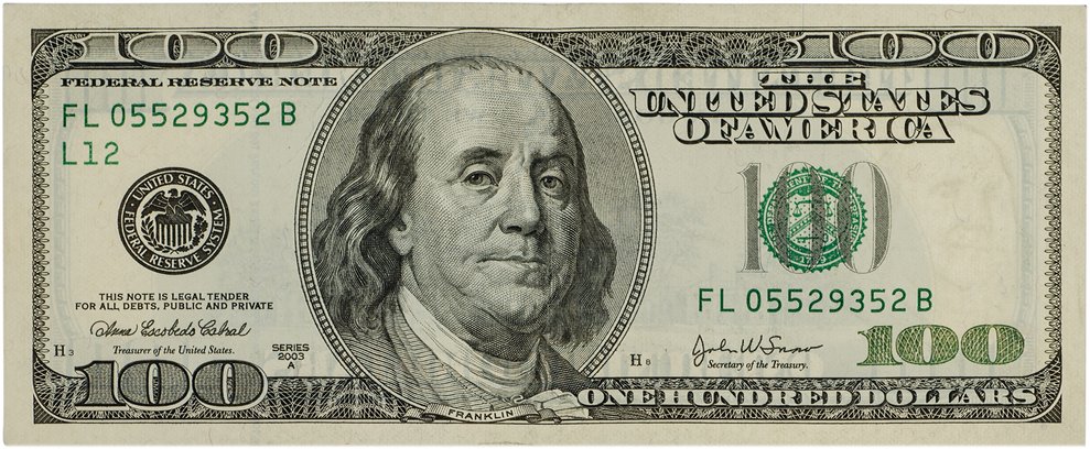 Dollar Notes 100 Dollar Transparent PNG